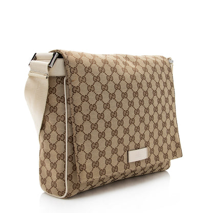 Gucci GG Canvas Messenger Bag (SHF-17833)