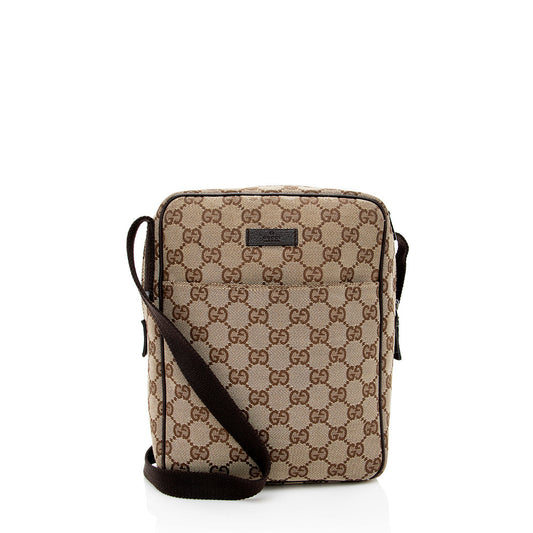 Gucci GG Canvas Messenger Bag (SHF-18326)