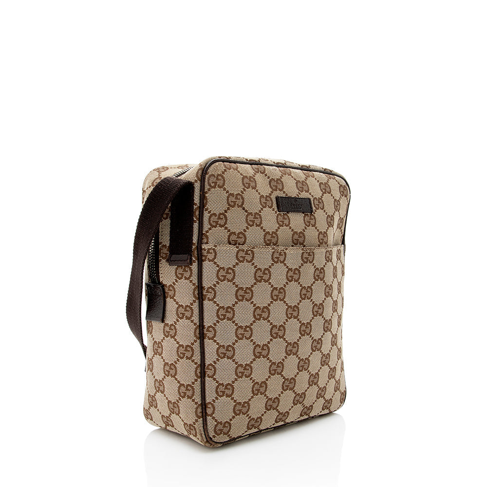 Gucci GG Canvas Messenger Bag (SHF-18326)