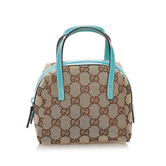 Gucci GG Canvas Mini Handbag (SHG-33030)