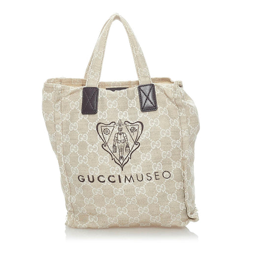 Gucci GG Canvas Museo Handbag (SHG-33391)