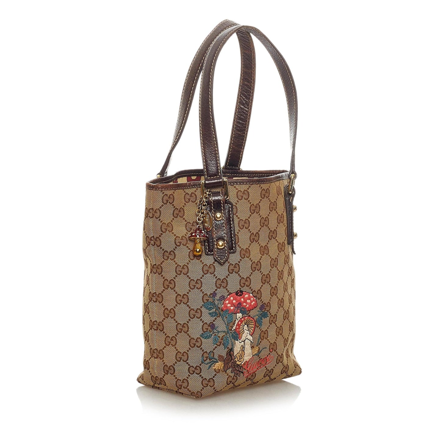 Gucci GG Canvas Mushrooms Tote Bag (SHG-28560)