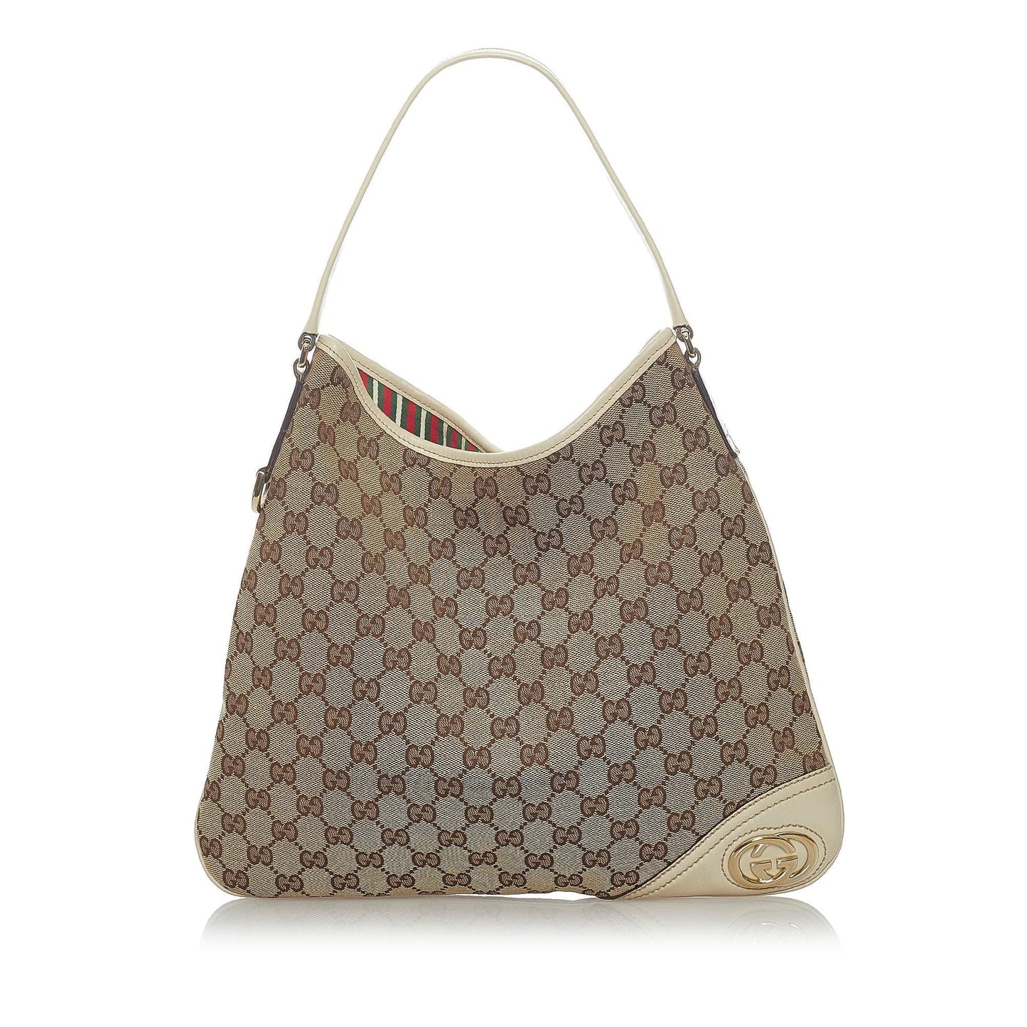 Gucci GG Canvas New Britt Shoulder Bag (SHG-33653)