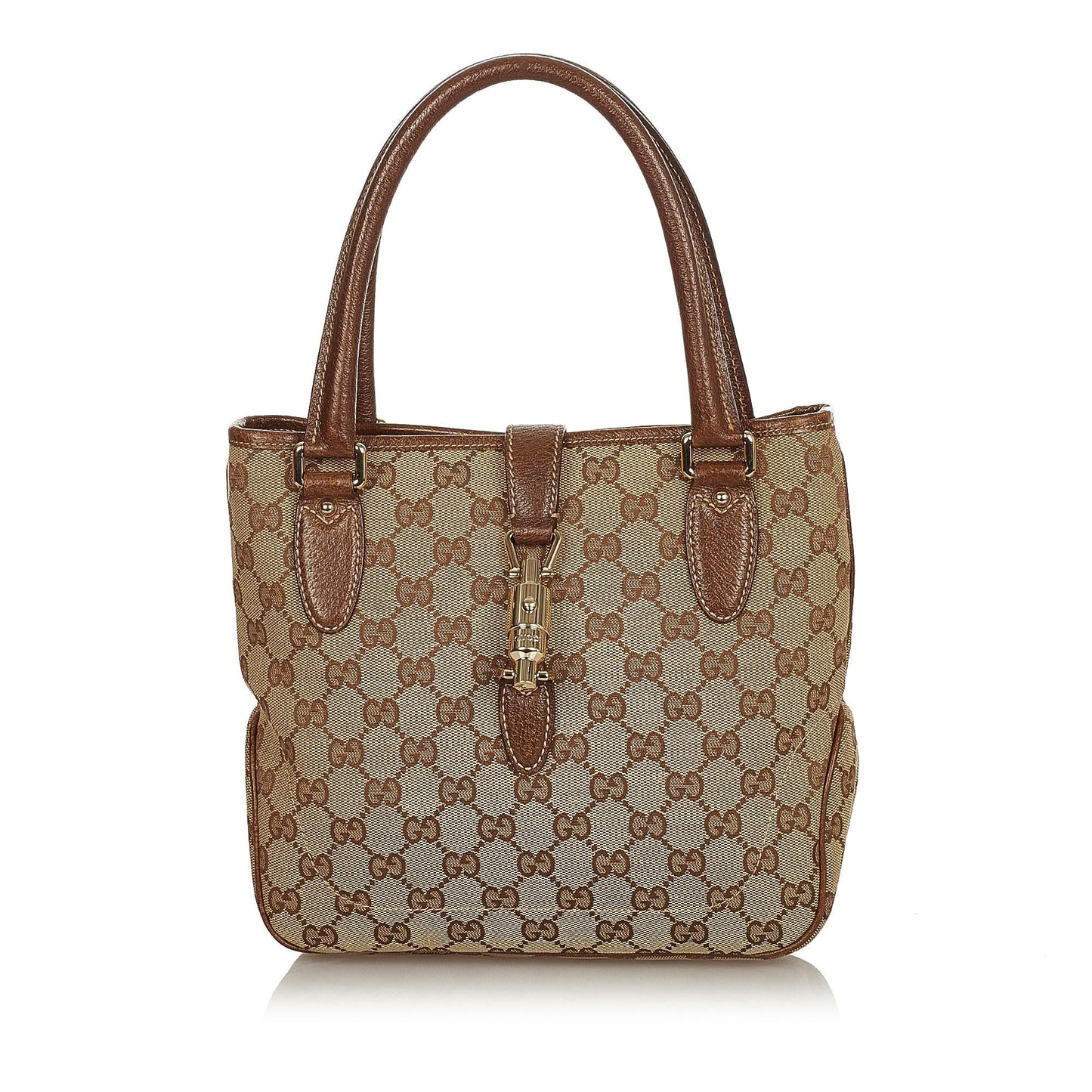 Gucci GG Canvas New Jackie Handbag (SHG-26352)