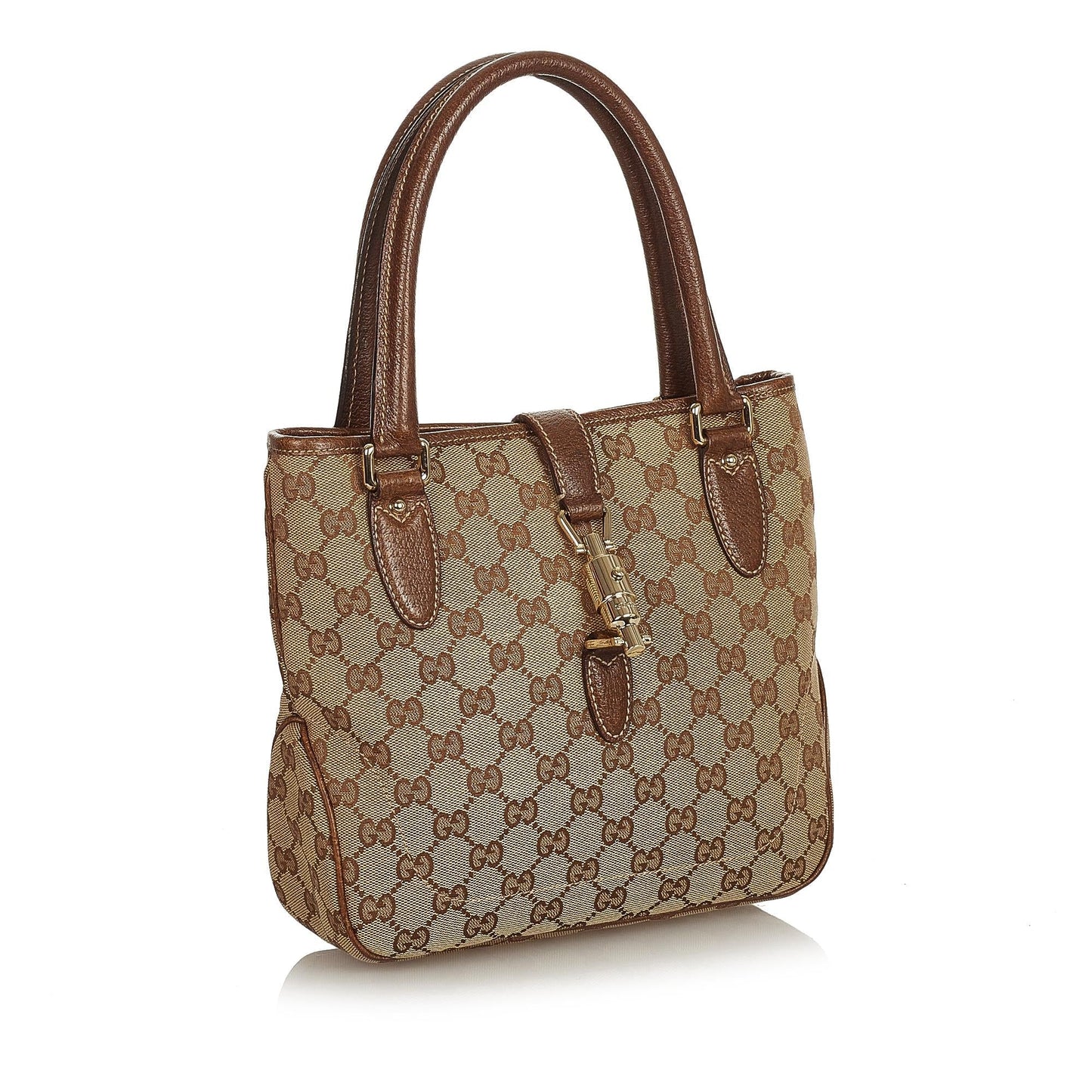 Gucci GG Canvas New Jackie Handbag (SHG-26352)