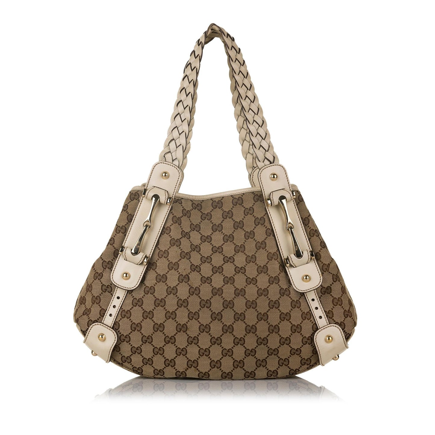 Gucci GG Canvas Pelham Horsebit Tote Bag (SHG-33012)