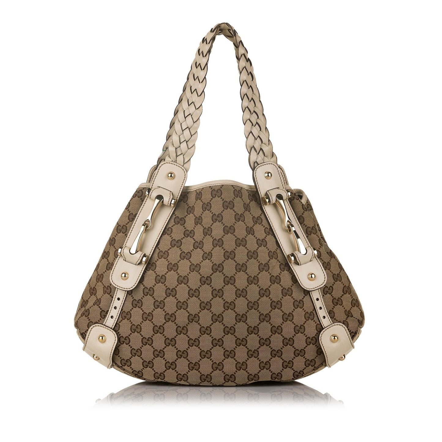 Gucci GG Canvas Pelham Horsebit Tote Bag (SHG-33012)