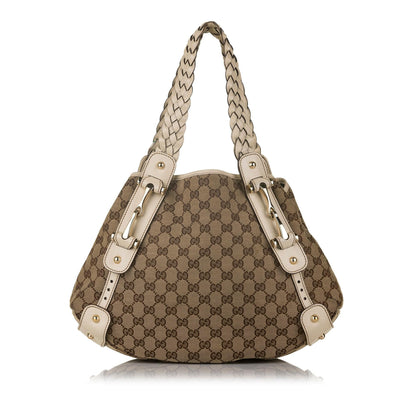 Gucci GG Canvas Pelham Horsebit Tote Bag (SHG-33012)