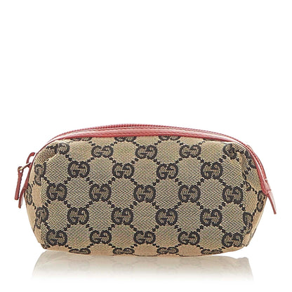 Gucci GG Canvas Pouch (SHG-28066)