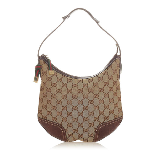 Gucci GG Canvas Princy Hobo Bag (SHG-26087)