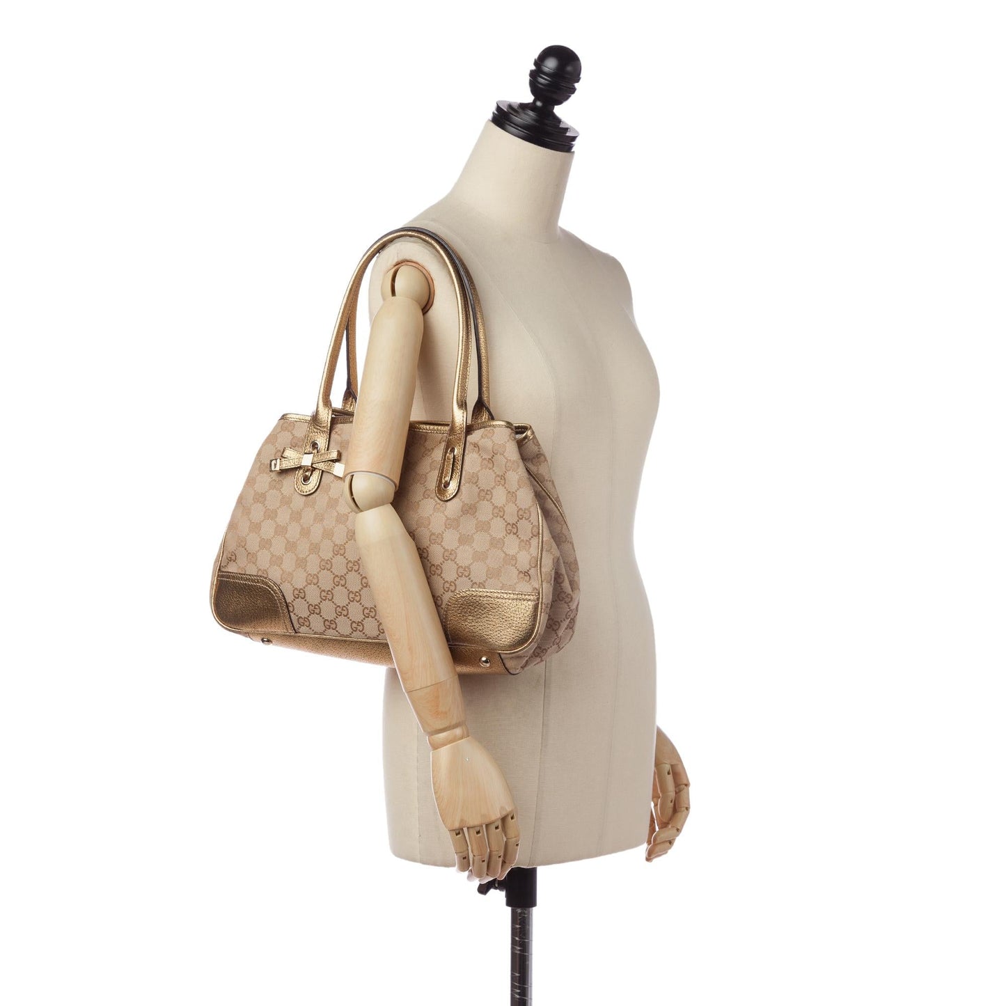 Gucci GG Canvas Princy Tote Bag (SHG-33023)