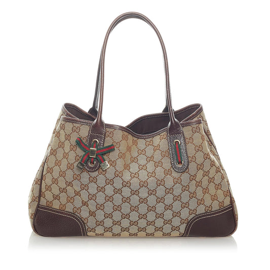 Gucci GG Canvas Princy Tote Bag (SHG-33356)