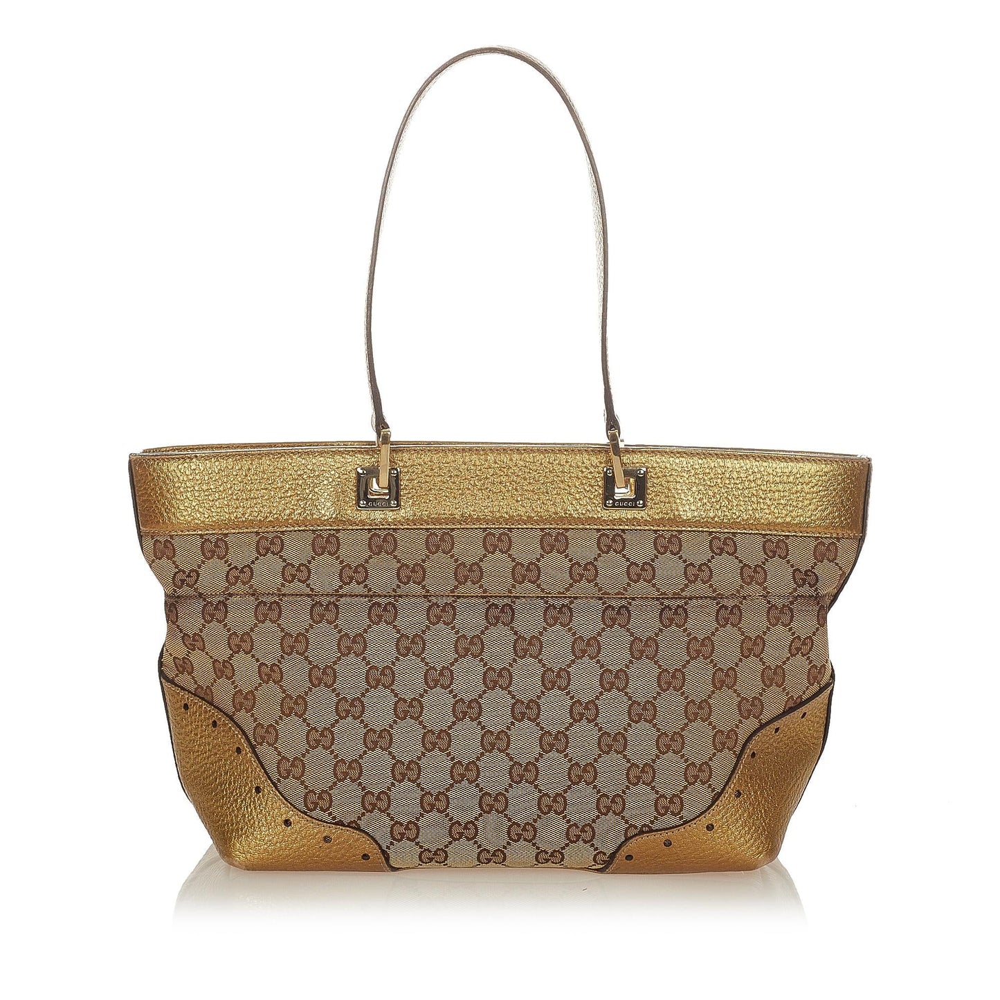 Gucci GG Canvas Punch Tote Bag (SHG-26588)