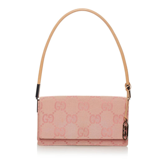 Gucci GG Canvas Shoulder Bag (SHG-27208)