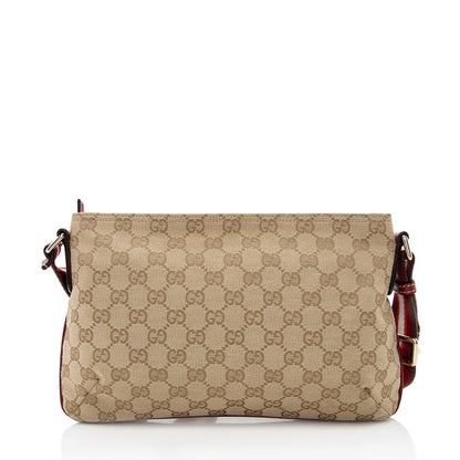 Gucci GG Canvas Small Messenger Bag (SHF-18327)