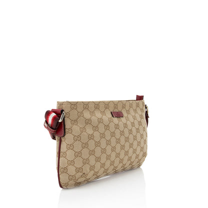 Gucci GG Canvas Small Messenger Bag (SHF-18327)