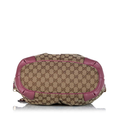 Gucci GG Canvas Sukey Satchel (SHG-21085)