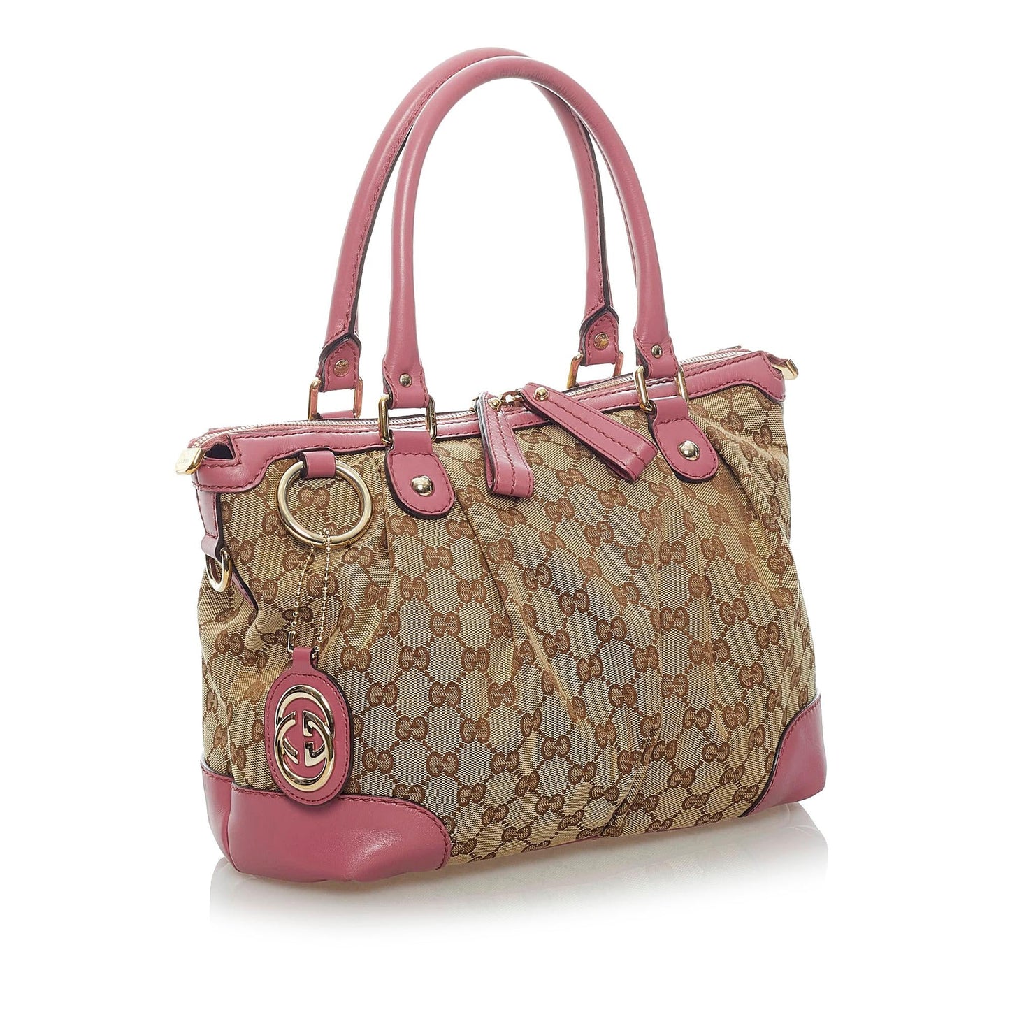 Gucci GG Canvas Sukey Satchel (SHG-33524)