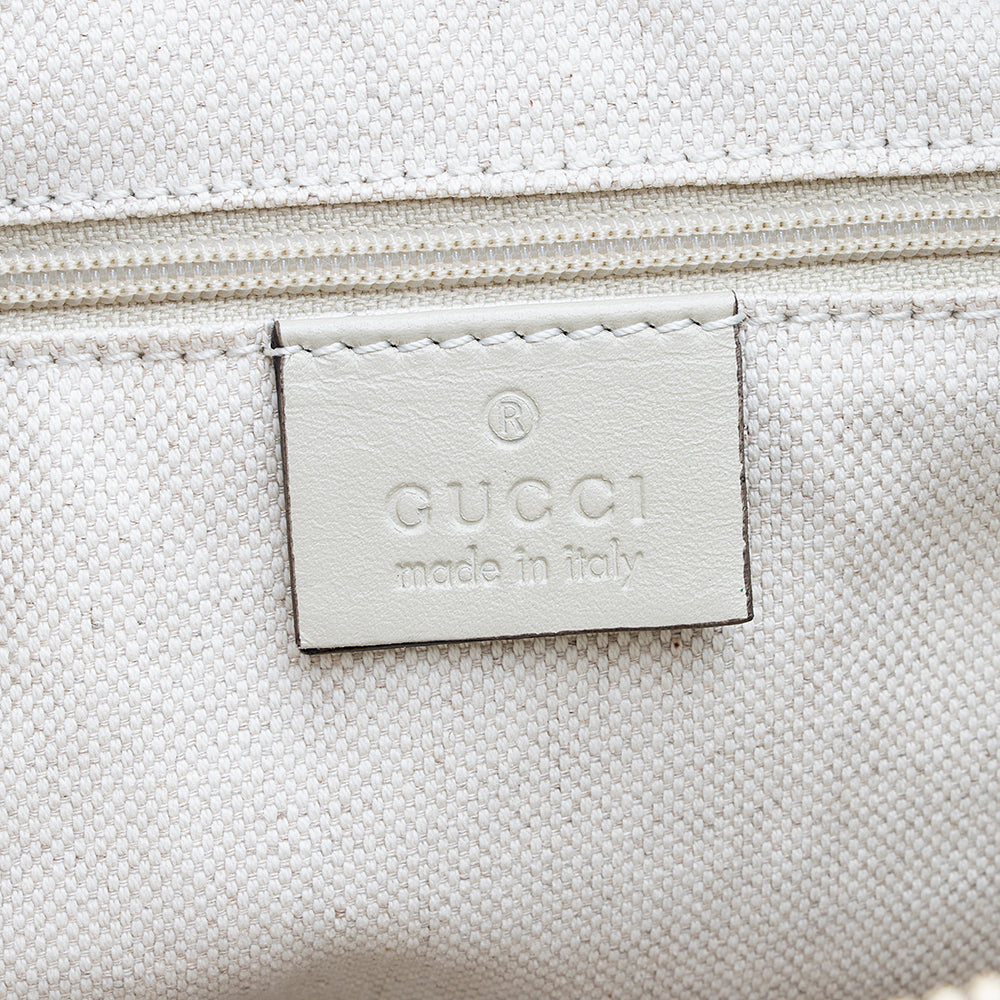 Gucci GG Canvas Sukey Top Handle Medium Satchel (SHF-18880)