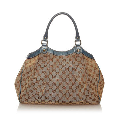 Gucci GG Canvas Sukey Tote Bag (SHG-27548)