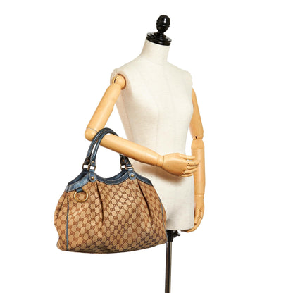 Gucci GG Canvas Sukey Tote Bag (SHG-27548)