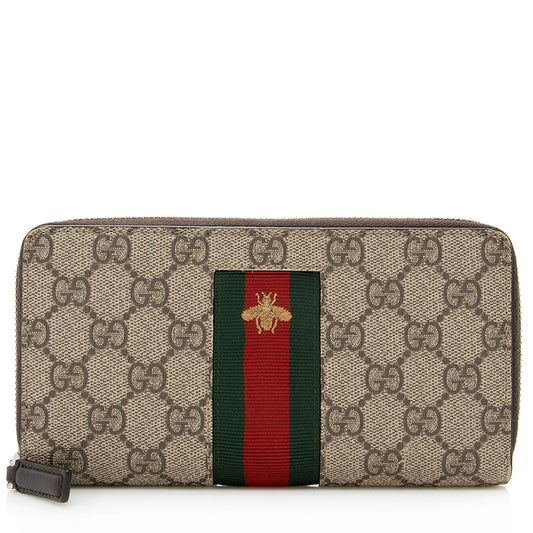 Gucci GG Canvas Supreme Long Wallet (SHF-20787)