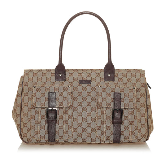 Gucci GG Canvas Tote Bag (SHG-27268)