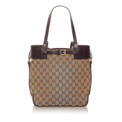 Gucci GG Canvas Tote Bag (SHG-27892)