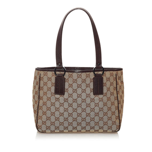 Gucci GG Canvas Tote Bag (SHG-33855)