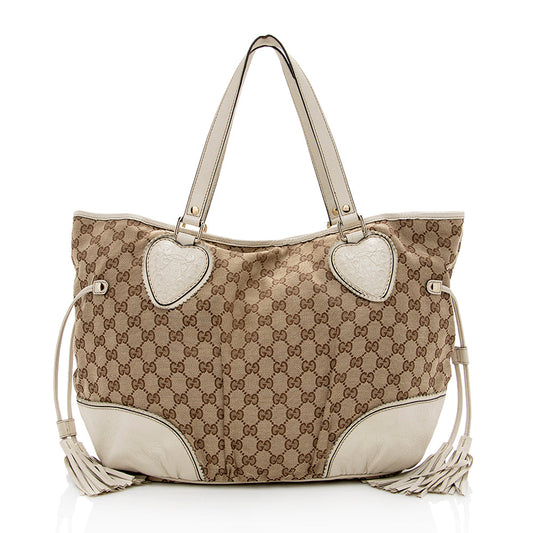 Gucci GG Canvas Tribeca Large Tote (SHF-16797)