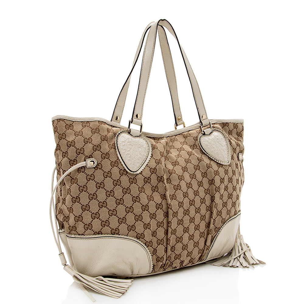 Gucci GG Canvas Tribeca Large Tote (SHF-16797)