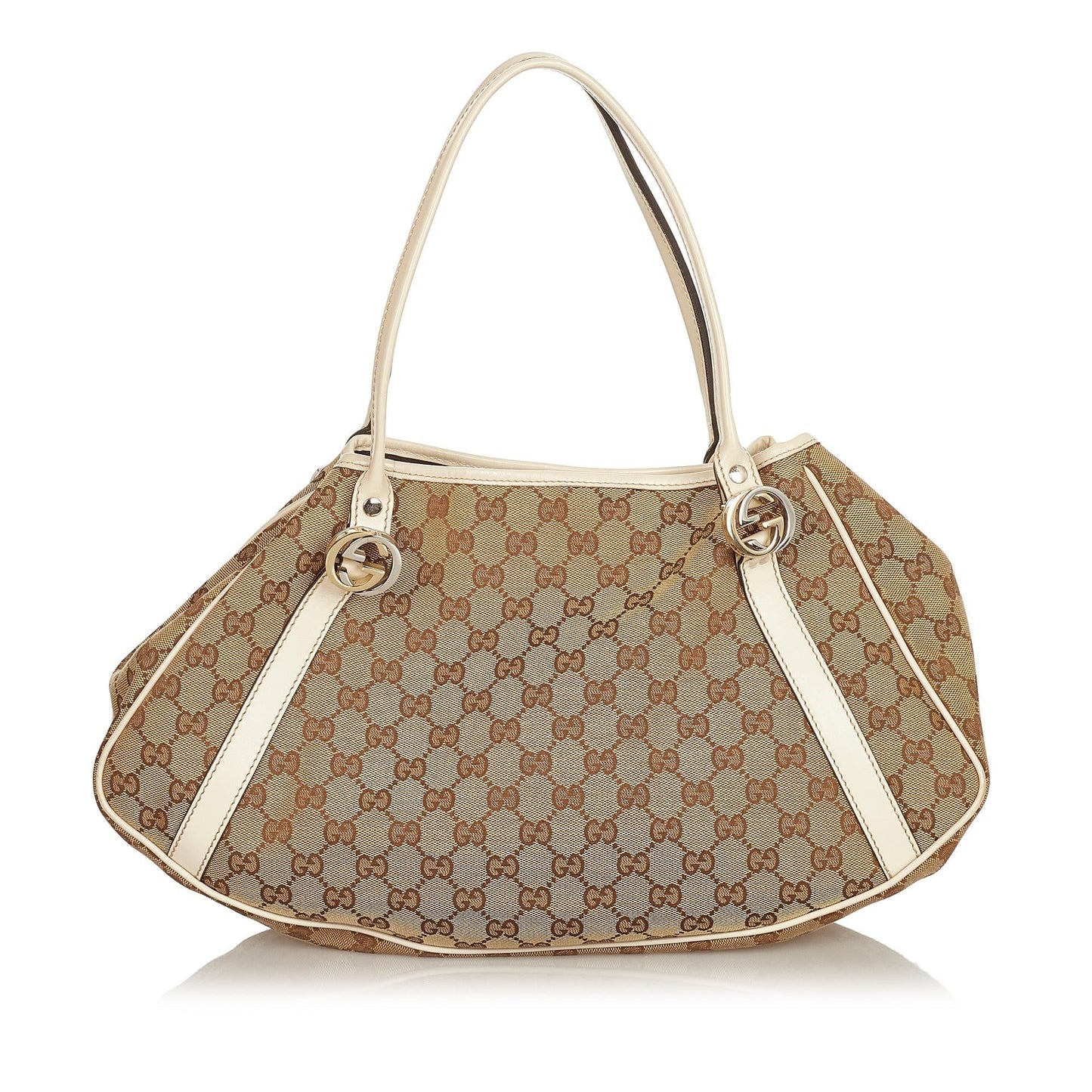 Gucci GG Canvas Twin Tote Bag (SHG-25563)