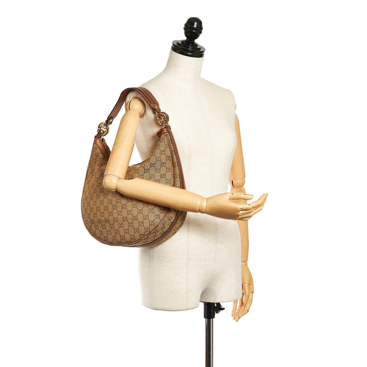 Gucci GG Canvas Twins Hobo Bag (SHG-33183)