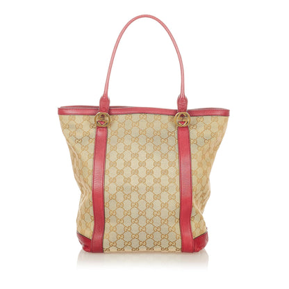 Gucci GG Canvas Twins Tote Bag (SHG-24357)