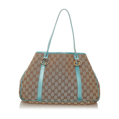 Gucci GG Canvas Twins Tote Bag (SHG-27715)