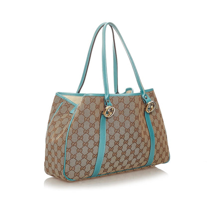 Gucci GG Canvas Twins Tote Bag (SHG-27715)