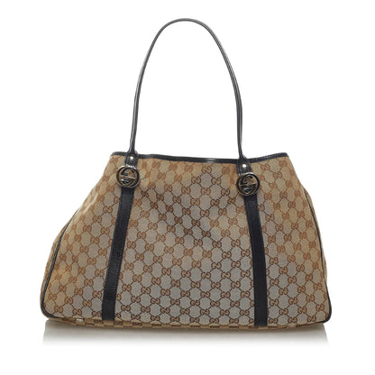 Gucci GG Canvas Twins Tote Bag (SHG-33774)