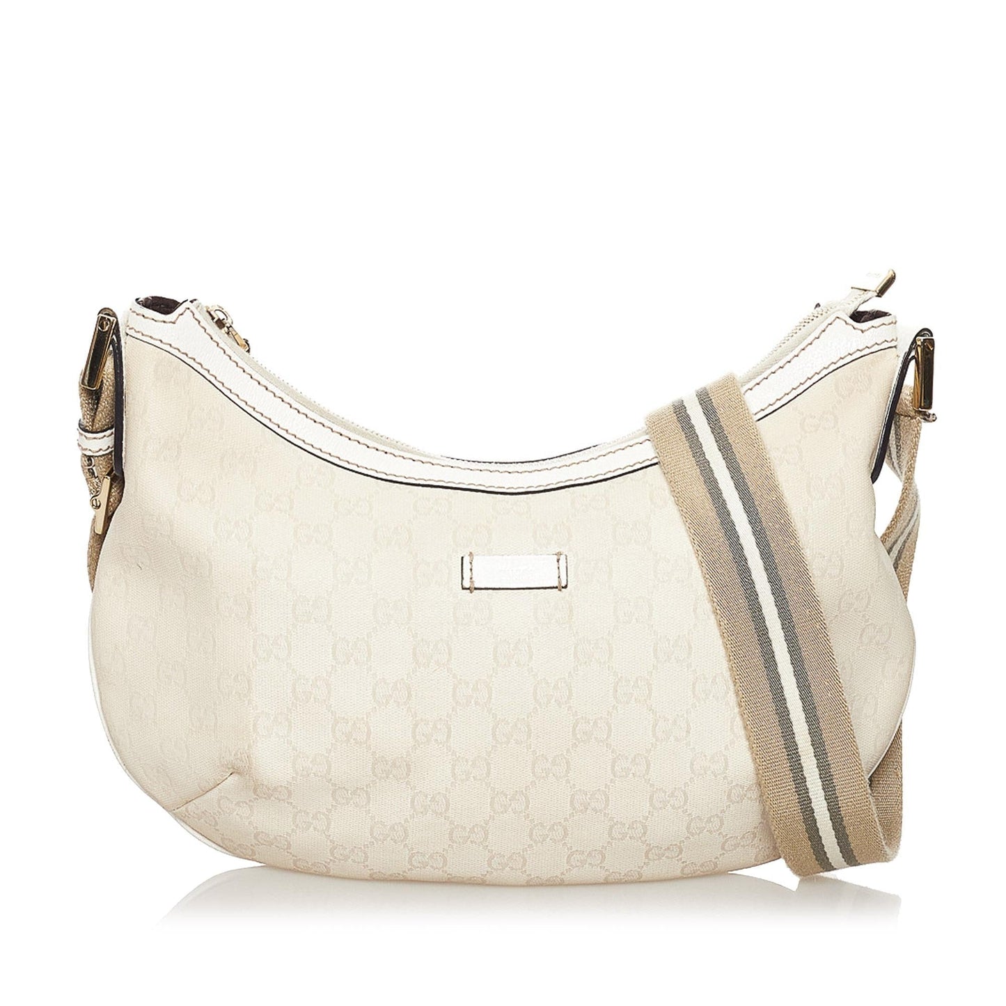 Gucci GG Canvas Web Crossbody Bag (SHG-33312)