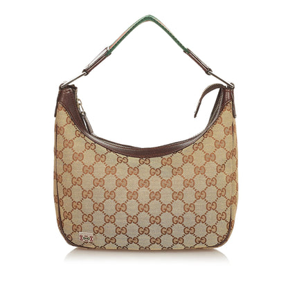 Gucci GG Canvas Web Handbag (SHG-26652)