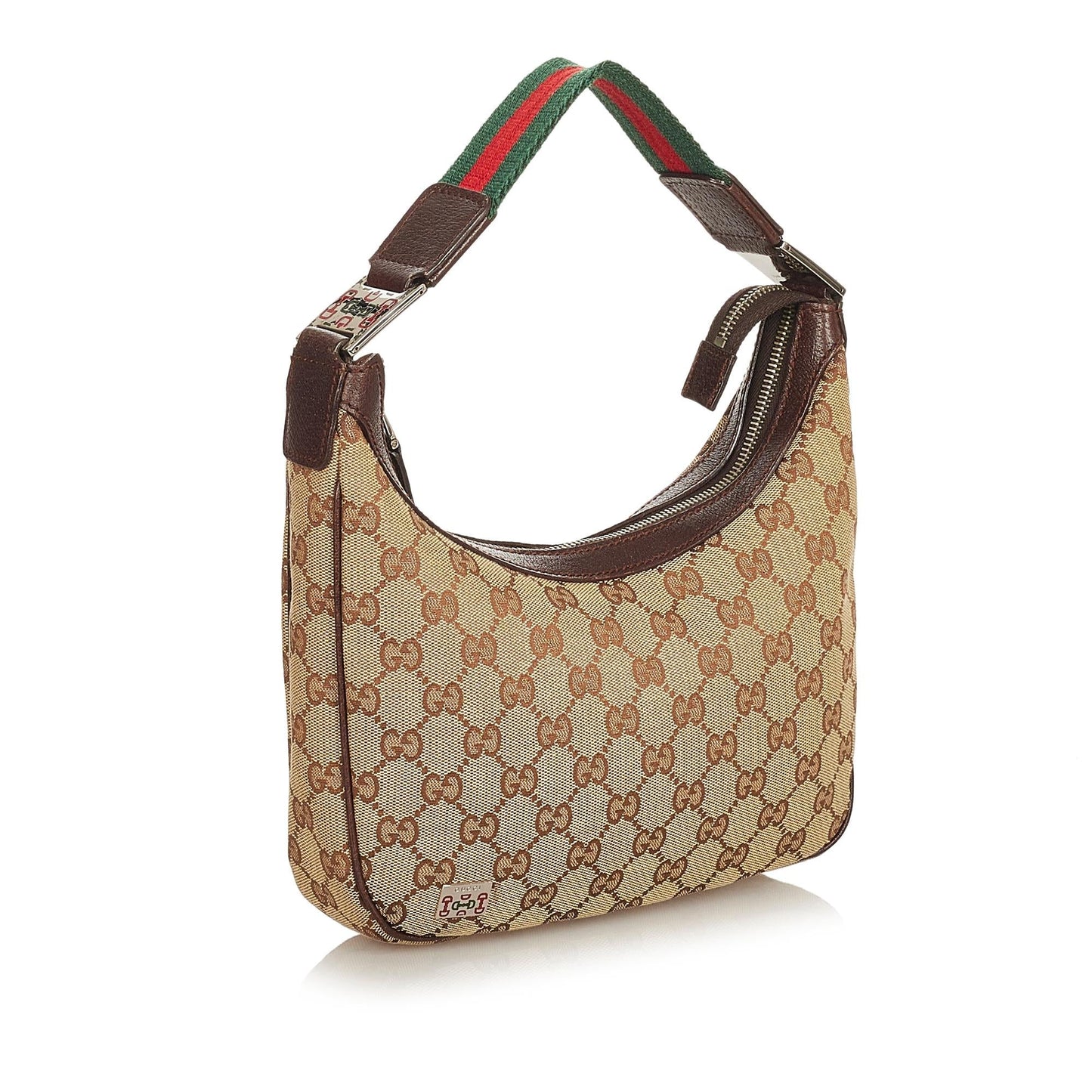 Gucci GG Canvas Web Handbag (SHG-26652)