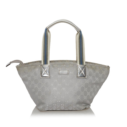 Gucci GG Canvas Web Handbag (SHG-32931)