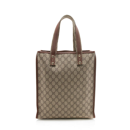 Gucci GG Supreme Web Loop N/S Shopping Tote (SHF-12766)