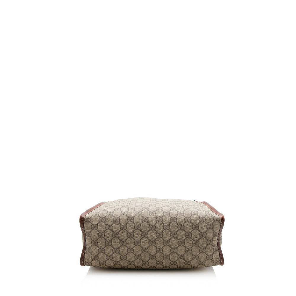 Gucci GG Supreme Web Loop N/S Shopping Tote (SHF-12766)