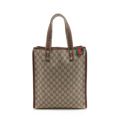 Gucci GG Supreme Web Loop N/S Shopping Tote (SHF-12766)