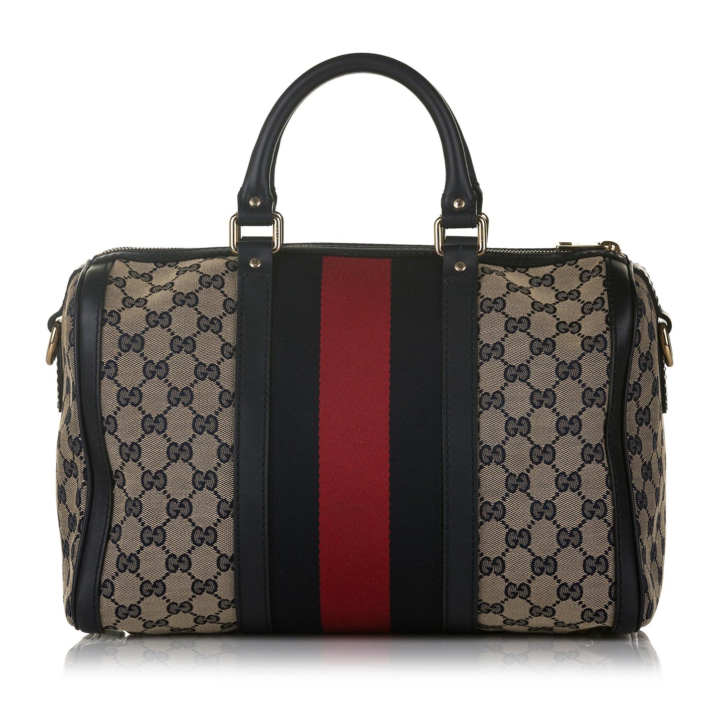 Gucci GG Canvas Web Satchel (SHG-33025)