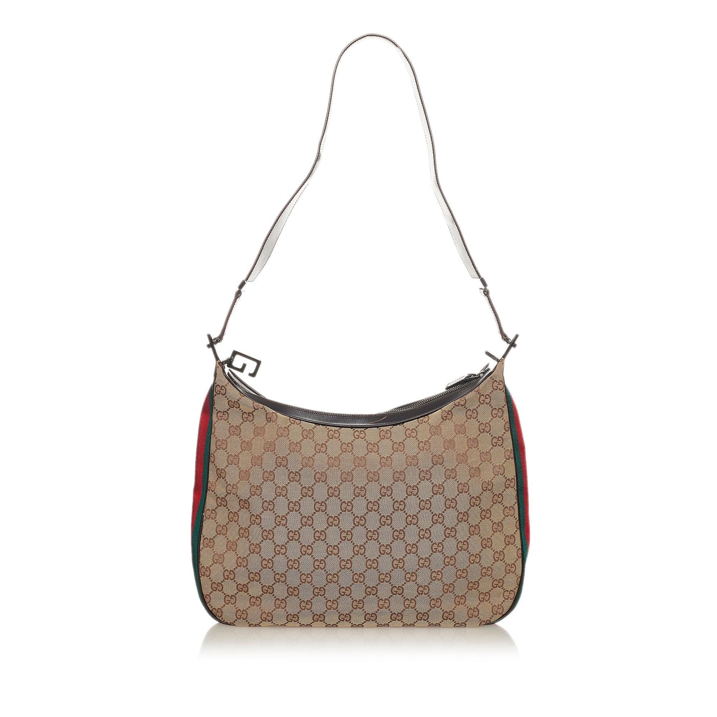 Gucci GG Canvas Web Shoulder Bag (SHG-27362)