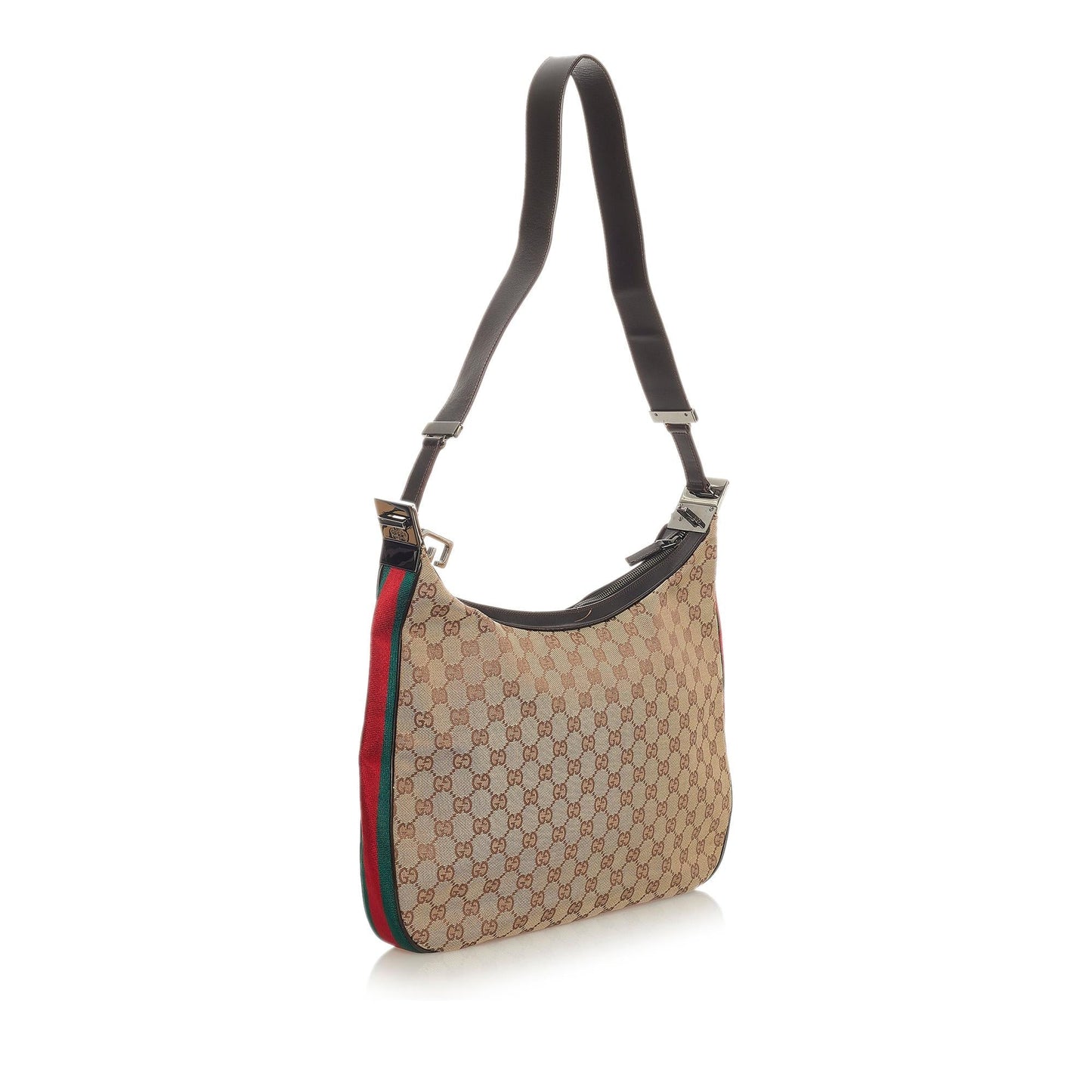 Gucci GG Canvas Web Shoulder Bag (SHG-27362)