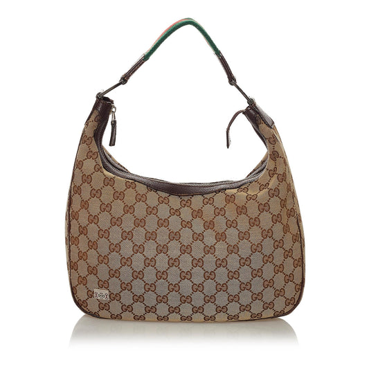 Gucci GG Canvas Web Shoulder Bag (SHG-33600)