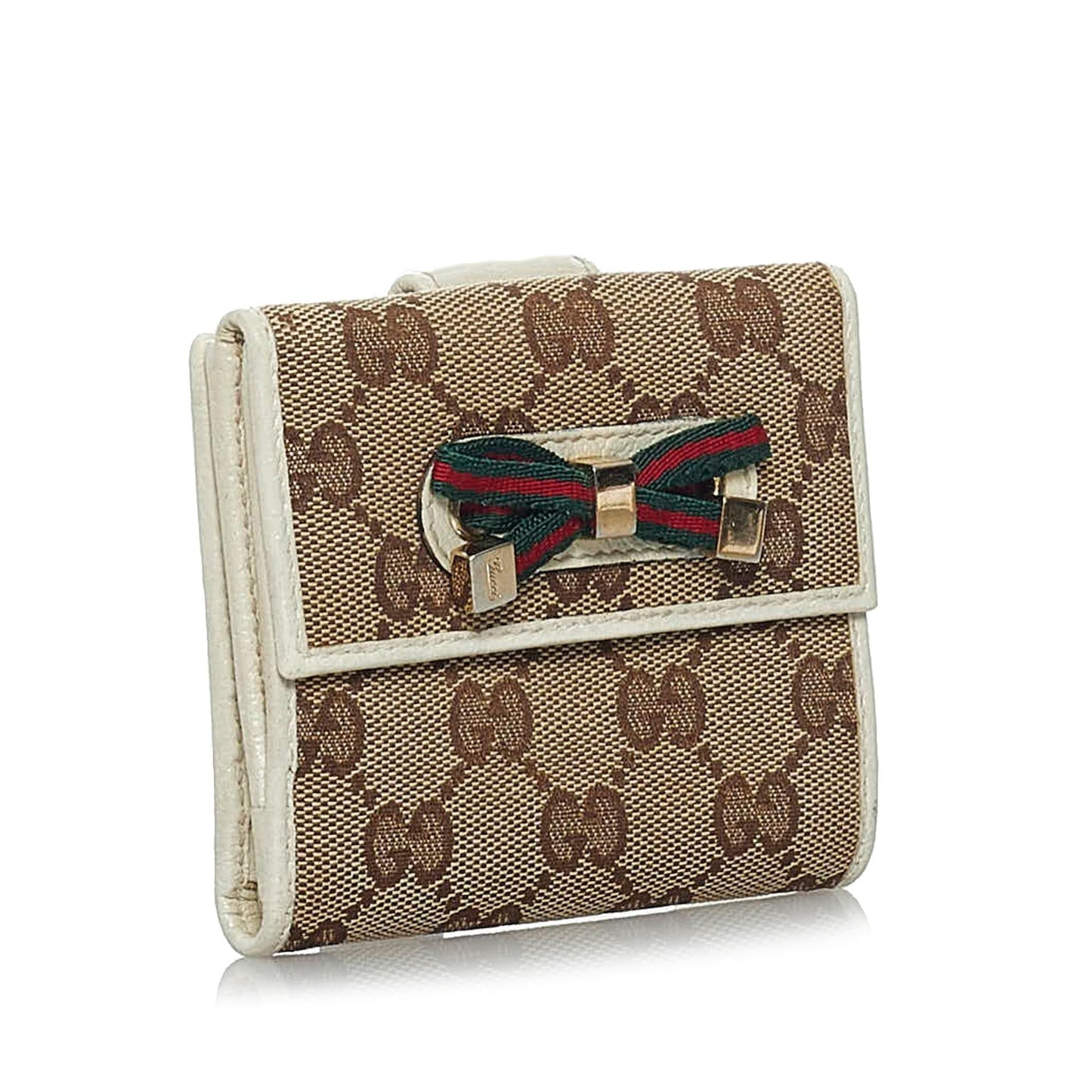 Gucci GG Canvas Web Small Wallet (SHG-33778)