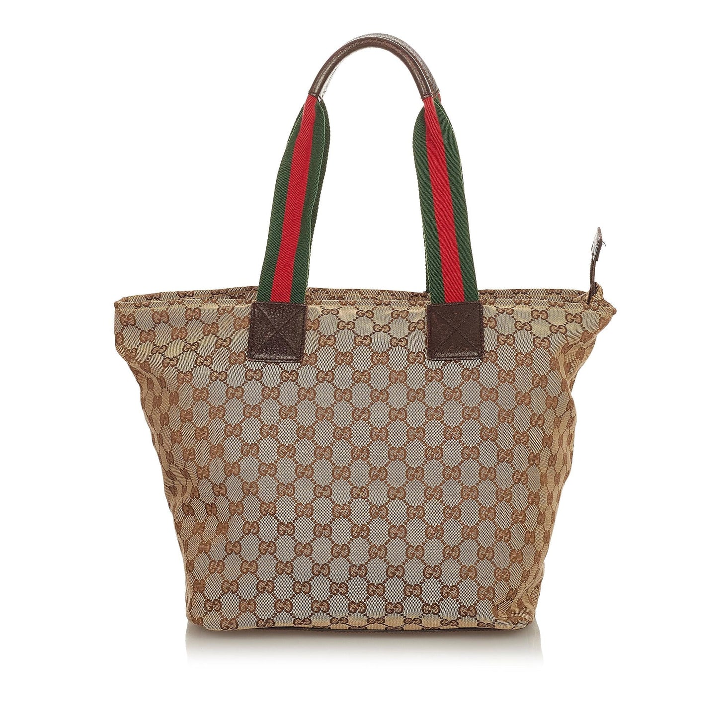 Gucci GG Canvas Web Tote Bag (SHG-26531)